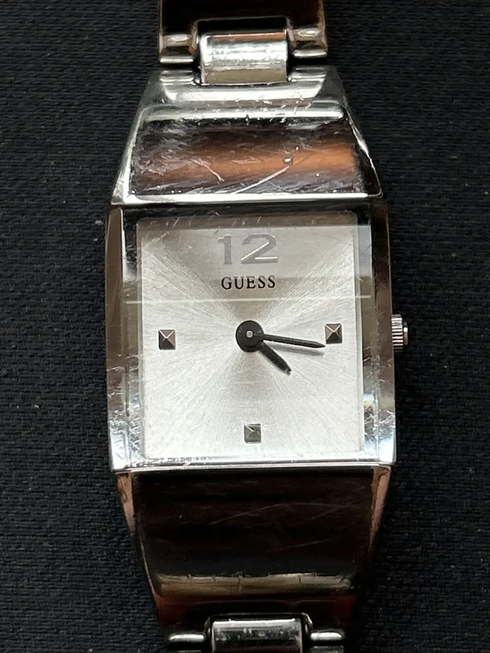Guess Silver Tone Women’s Quartz Watch
